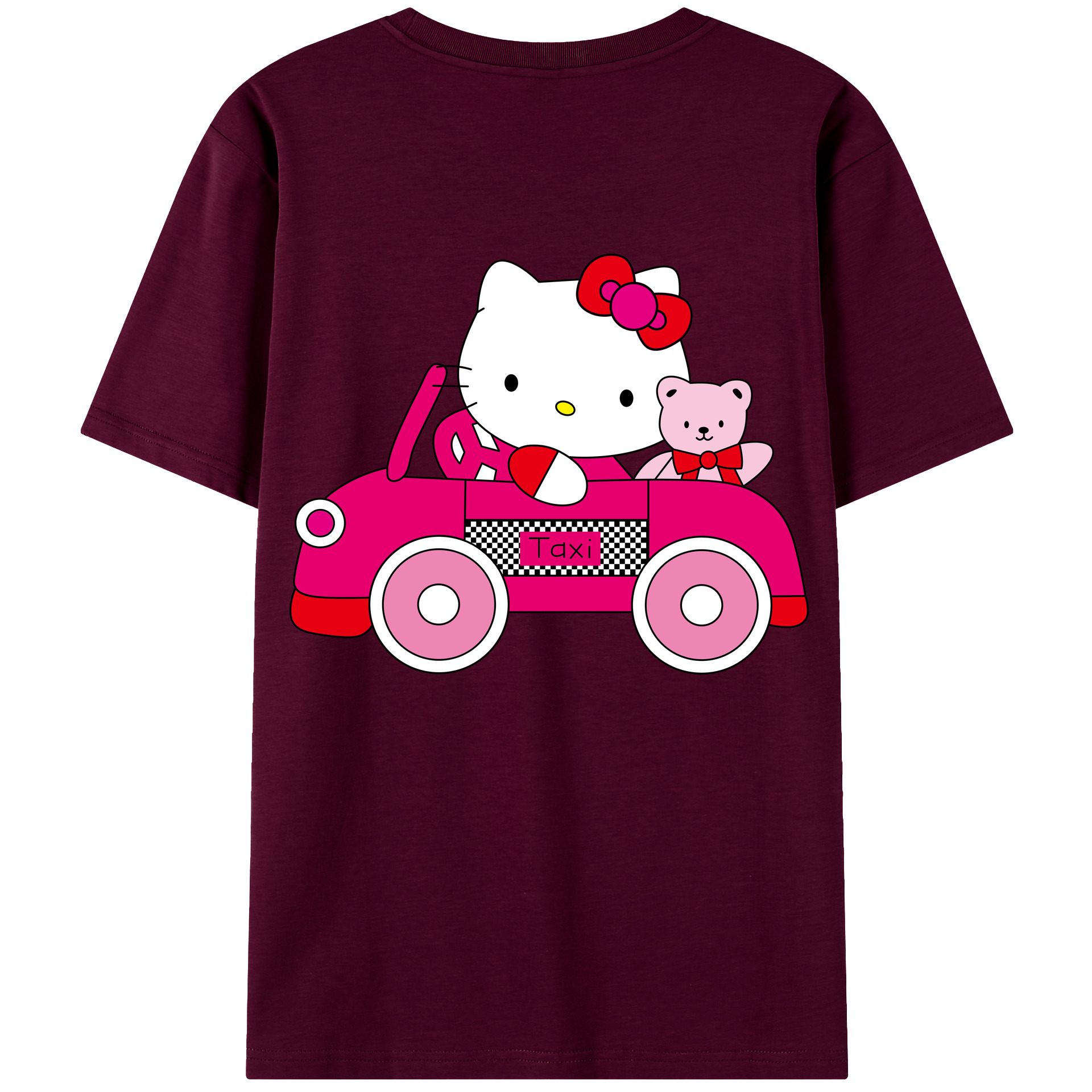 （画像用） Hello Kitty ハローキティ レディース半袖Tシャツ(バックプリント)